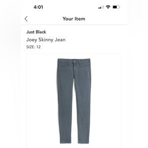 Just Black Joey skinny Jean